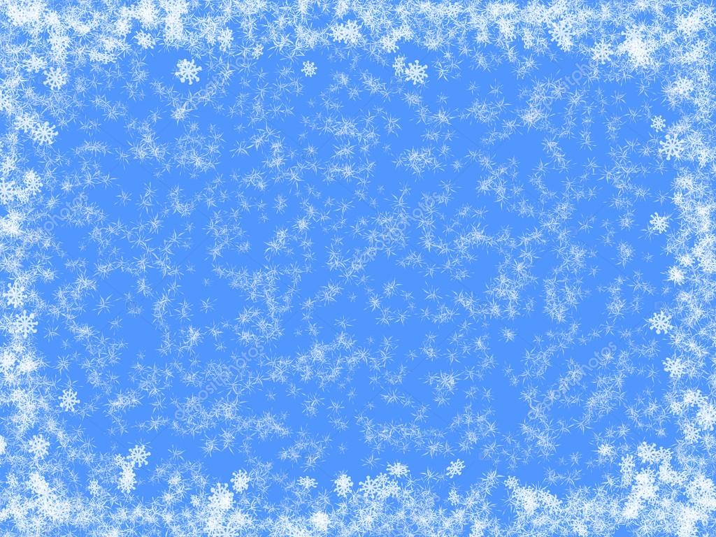 白い雪と光ブルーファンタジー クリスマス背景 ストック写真 C Luckyliudmila