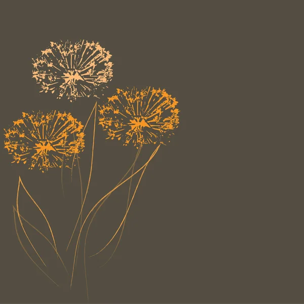 Vecteur de fond floral abstrait — Image vectorielle