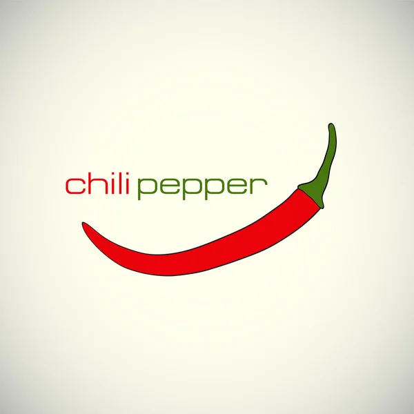 Hot pepper chili vector — Stock Vector