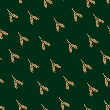 Geleneksel süslemeli kusursuz Noel deseni