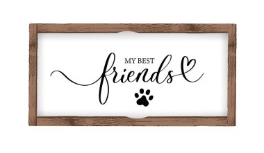 En iyi arkadaşlarım. Güzel yazı alıntıları. El yazısıyla dostluk günü tebrik kartı. Modern vektör tasarımı