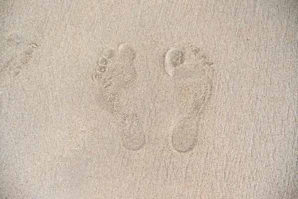Footprints Beach — Stock Photo, Image