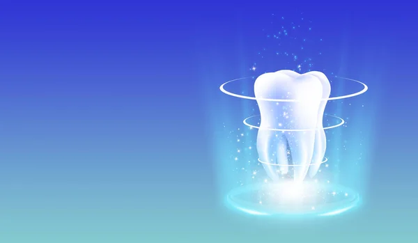 Zubní Zub Ilustrace — Stock fotografie