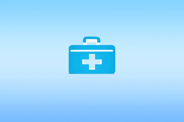 First Aid Kit Icon View — Stock Photo, Image