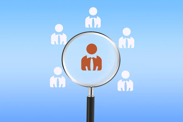 Human Resource Management Concept Recruitment Business People Leadership Teamwork Stockfoto
