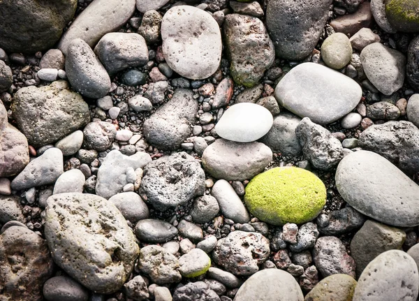 绿色卵石 — 图库照片