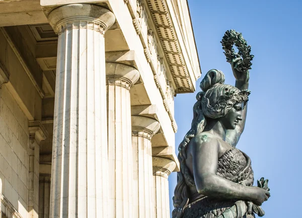 Bavaria statue - munich — Stock Photo, Image