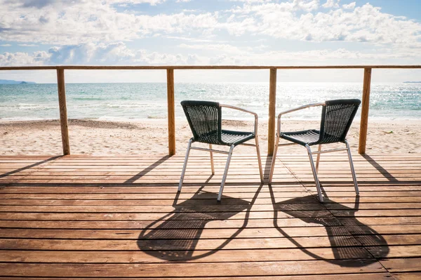 Alla spiaggia — Foto Stock