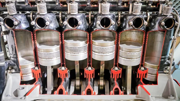 Six cylinders — Stock Photo, Image