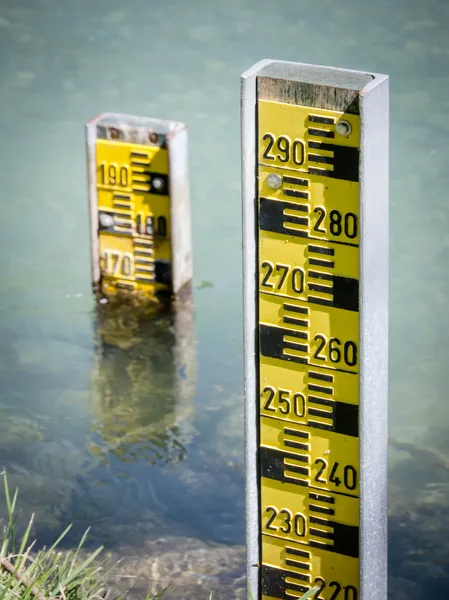 Water level indicators — Stock Photo, Image