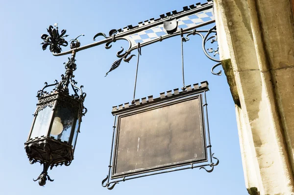 Oude winkel teken — Stockfoto