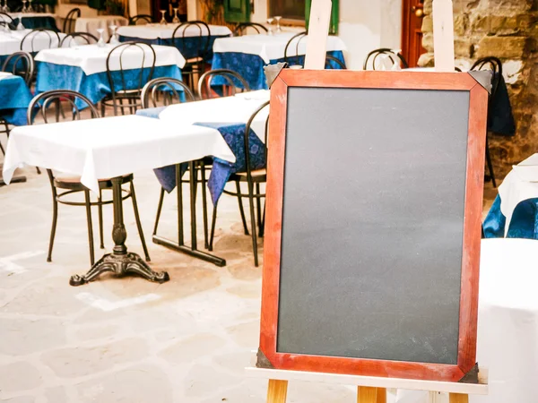 Empty black board — Stock Photo, Image