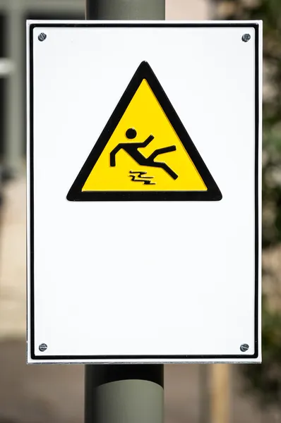 Caution wet floor sign — Stock Photo, Image