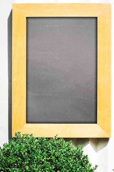 Empty black board — Stock Photo, Image