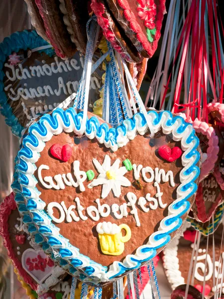 Gingerbread kalp — Stok fotoğraf