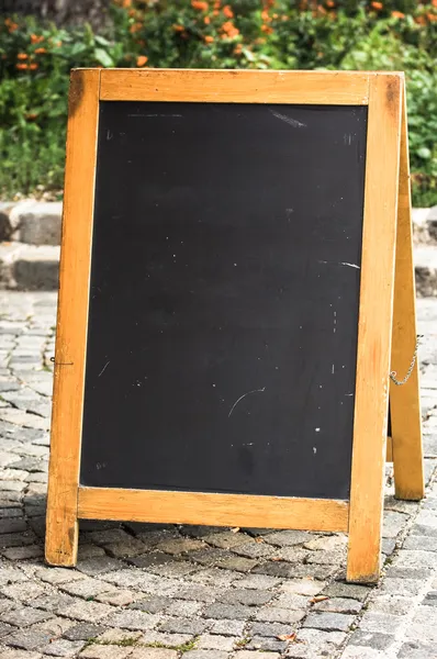 Empty black board — Stock Photo, Image