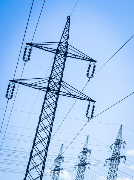 Electricity pylons — Stock Photo, Image