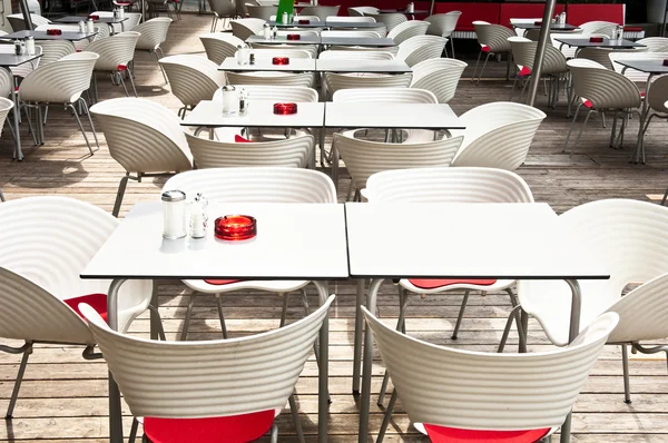 Kafe masaları — Stok fotoğraf