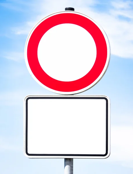 Road closed sign — Stock Photo, Image