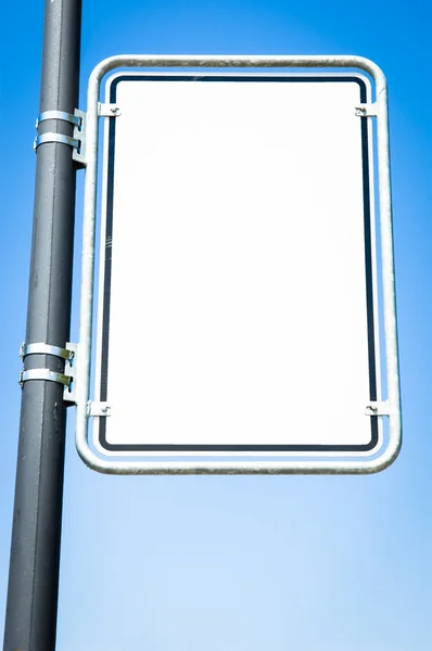 Blanko-Schild — Stockfoto