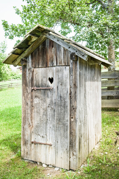 old outhouse