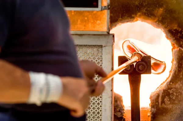 Glass blower — Stock Photo, Image