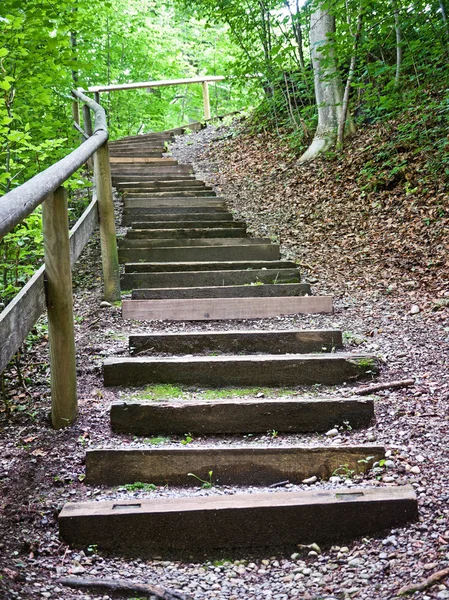 Ahşap merdiven — Stok fotoğraf