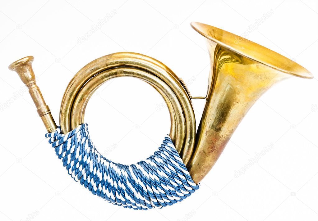 antique post horn