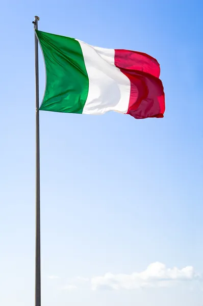 Italiensk flagg — Stockfoto