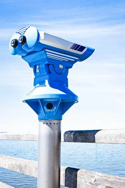 Coin operated binoculars — Stock Photo, Image