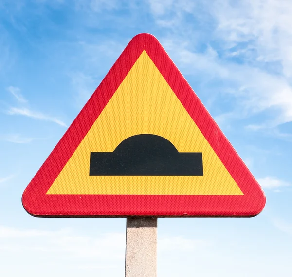 Road warning sign — Stock Photo, Image