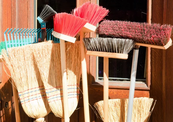 Brooms — Stock Photo, Image