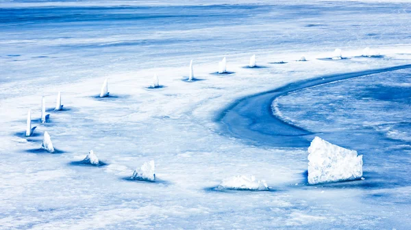 Лед - зима — стоковое фото