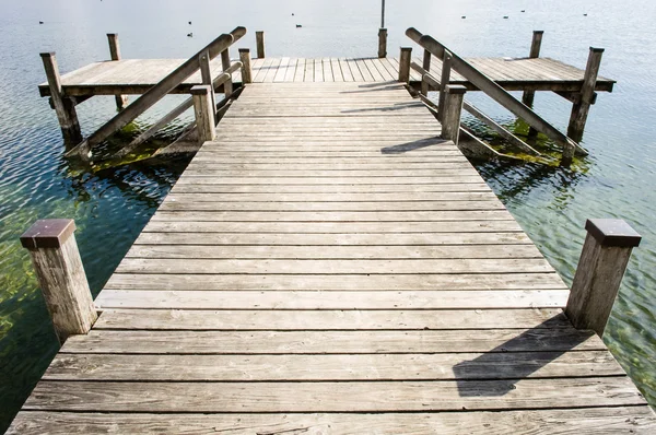 Old wooden jetty — Stock Photo, Image