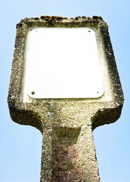 Eski boş işareti — Stok fotoğraf