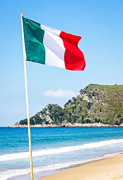Olasz zászló — Stock Fotó
