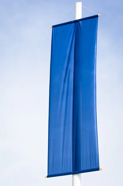 Mavi bayrak — Stok fotoğraf