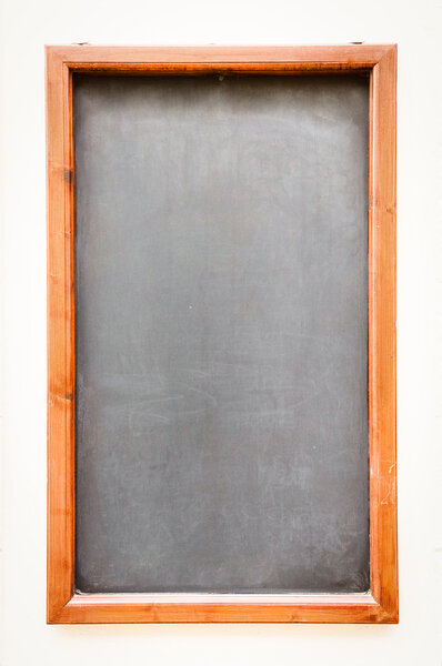 empty black board