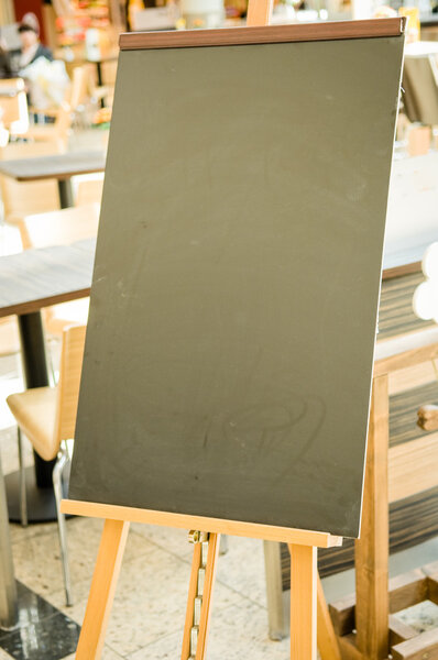 empty black board