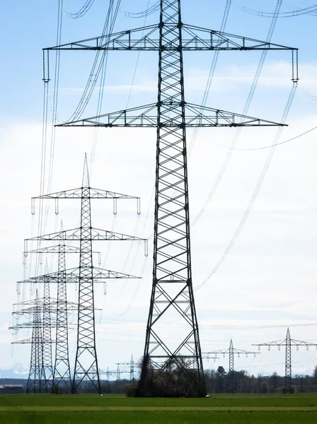 Electricity pylon — Stock Photo, Image