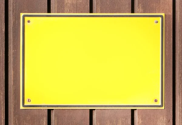 Blanko-Schild — Stockfoto