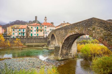 CAMPO LIGURE, ITALY, NOVEMBER 18, 2021 - View of the village of Campo Ligure in the inland of Genoa, Italy