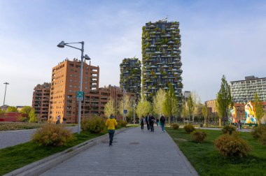 MILAN, ITALY, APRIL 7, 2022 - İtalya 'nın Milano kentinde 