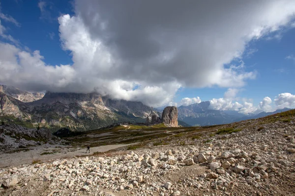 Cinque Torri Five Towers Dolomites Cortina Ampezzo Belluno Province Italy — Zdjęcie stockowe
