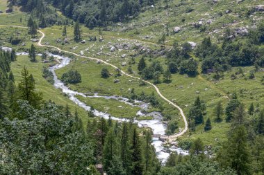 Toce Nehri Vadisi, Formazza Vadisi, Verbano-Cusio-Ossola, Pidmont, İtalya