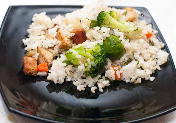 Arroz con verduras — Foto de Stock