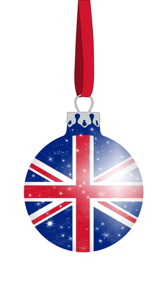 Christmas ball - United Kingdom — Stock Photo, Image