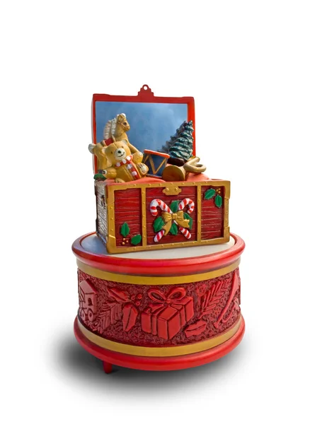 Christmas music box — Stock Photo, Image