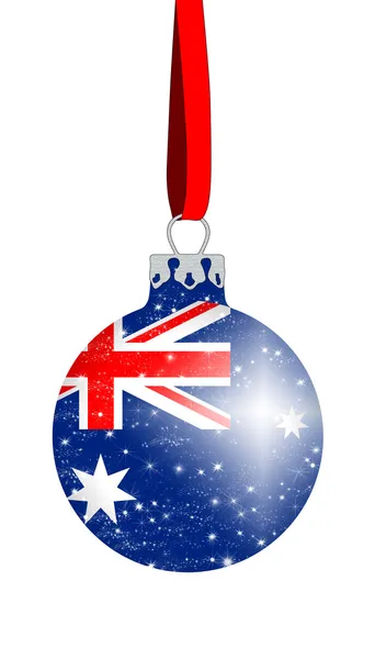 Christmas ball - Australien Royaltyfria Stockfoton