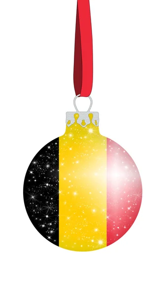 Christmas ball - Belgium — Stock Photo, Image